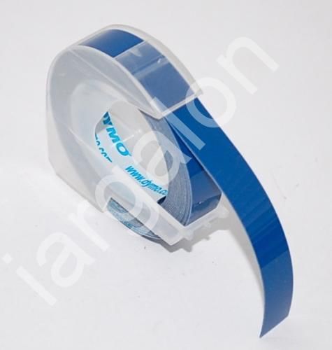 DYMO Embossing Tape Glossy Blue 3/8&#034; x 8 Ft NEW Label Labeling