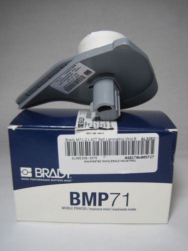 Brady White Repositionable Vinyl Cloth BMP71 Labels M71C-500-498 NIB