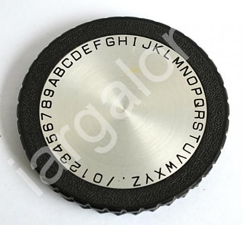 DYMO Type Wheel 3-3/16&#034; 906661 A American 200 Embossing Label (1540, 1570) #2