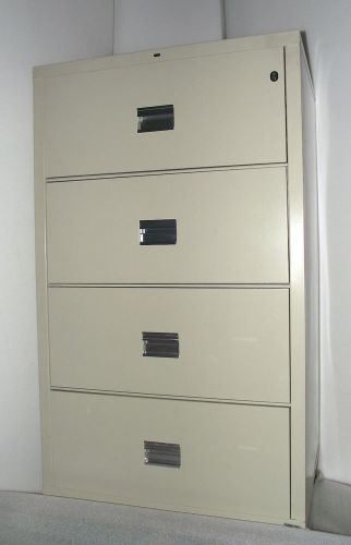 Hon fireproof  lateral file cabinet  4-drawer 31&#034;  ship today / warranty for sale