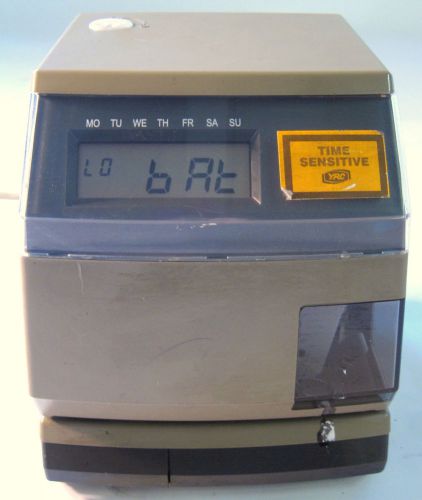 Amano pix-3000x time recorder pix 3000x electronic time clock- powers on for sale