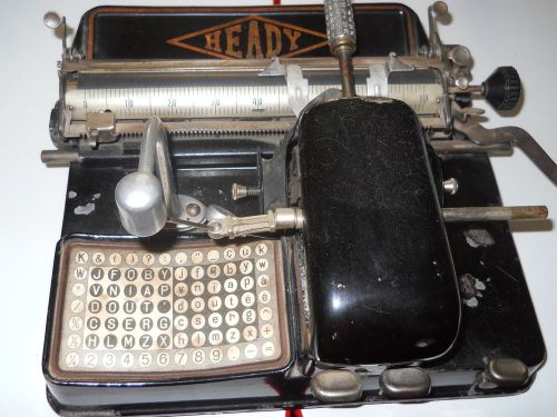 Antique HEADY Typewriter