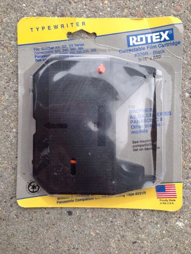 NEW ROTEX 309R TYPEWRITER RIBBON BROTHER PANASONIC ROYAL BROTHER AX GX GOLD STAR