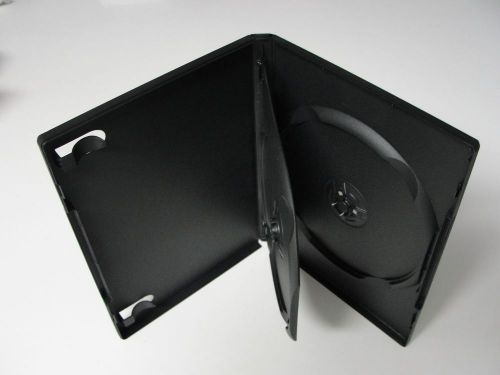 10 Standard (14mm) Black 2 Disc DVD Case