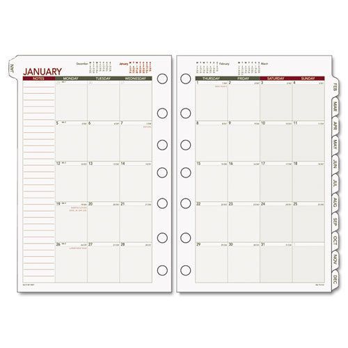 DAYRUNNER 061685Y 2015 CALENDAR MONTHLY PLANNER APPOINTMENT REFILL 5-1/2 x 8-1/2