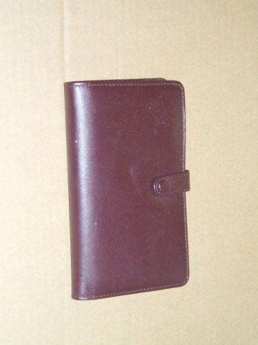 Day Runner Planner/Orginizer Address Book, Pad, Pen Genuine Leather