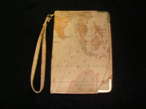 World traveler zippered day planner wallet organizer with carry handle for sale