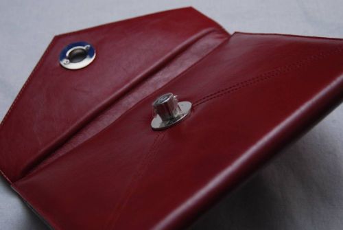 NEW Red Julie Morgenstern Leather Franklin Covey WireBound Planner Cover Classic