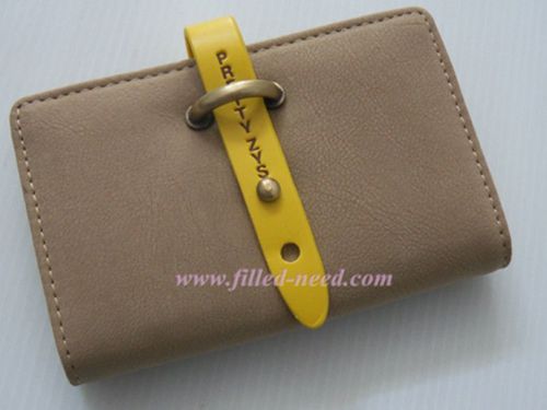 Leather Business Credit ID Name Card Case Holder Wallet Purse Organizer Box NIP