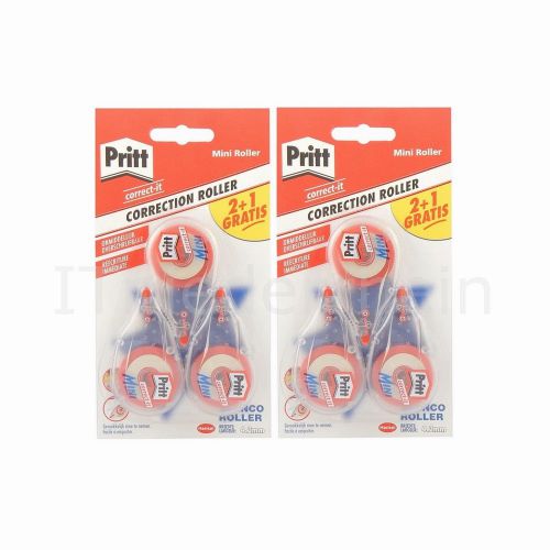 Pritt correct-it korrekturroller mini 4,2 mm, 2x3-pack (nk) for sale