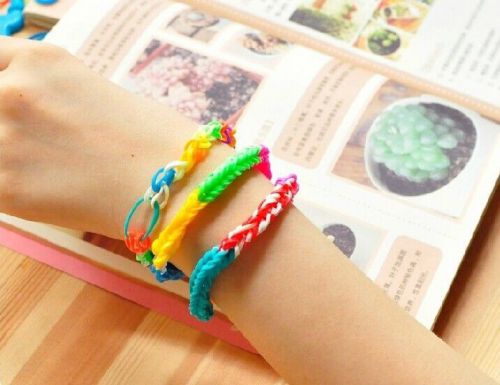 DIY Hand Chain Colorful Rubber Bands Colorful Elastic Birthday Gift Creativity