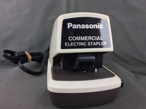 Panasonic commercial electric stapler as-300n w/ adjustable margin free shipping for sale