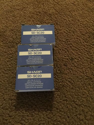 Sharp Staples SD-SC20-3 Boxes