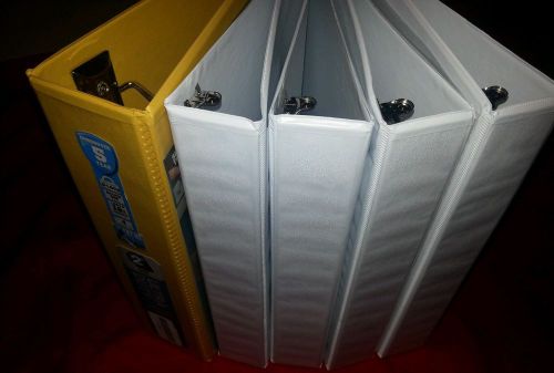 Wilson Jones 2&#034; Yellow Ultra Duty D-Ring View Binder and 1 1/4 Free Shipping