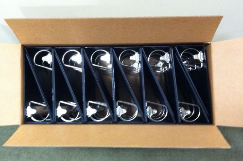 Lot of 12: Black 4&#034; D-Ring Binders • Clear View • Heavy Duty • Fast Shipping