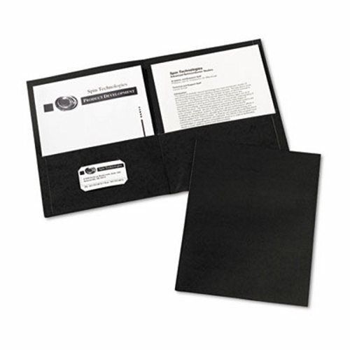 Avery 2-Pocket Embossed Paper Portfolio, 30-Sheet Capacity, 25/BX (AVE47988)