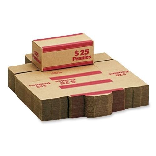 MMF Industries 240140107 Coin Transport Box Pennies 50/PK Red