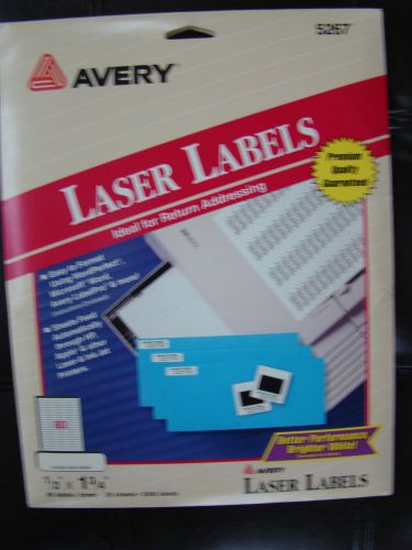Avery 5267 White 2160 Labels Return Address Labels - Laser - 1/2x 1-3/4
