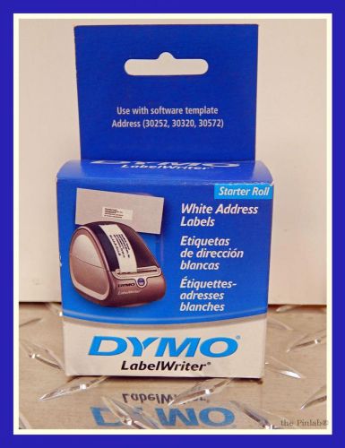 NEW DYMO® LABEL WHITE ADDRESS LABELS 30252, 30320, 30572 QTY. 130 IN ROLL ©/™