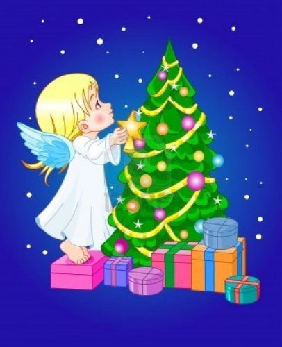 30 Personalized Return Address  Labels Christmas Angels (xx1)