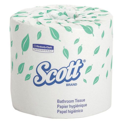 20 rolls kimberly-clark scott 13607 2-ply standard roll bathroom tissue, 4-3/32 for sale