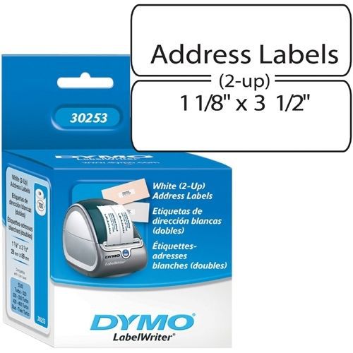 Dymo 30253 700ct address label 2up 1-1/8 x for sale
