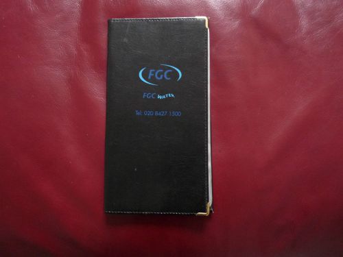 Business cards holder, folder, 36 pockets, leather effect