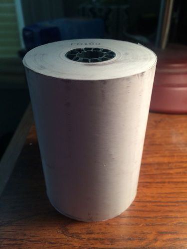 12 ROLLS !!!Of 1 Ply Thermal Printer/Cash Register Paper..size 3 1/8x120ft.