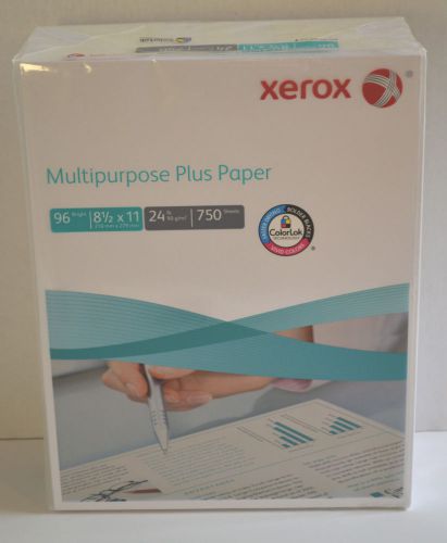 Xerox Printing/ Copying Multipurpose Plus Paper 750 Sheets 96 Bright 8 1/2 X 11