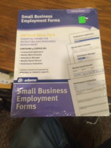 Adams Small Business Employment Forms - HV100