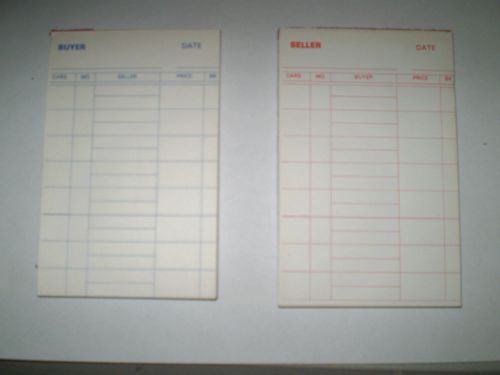 Commodity Floor Trader Order Pads from the 1980’s