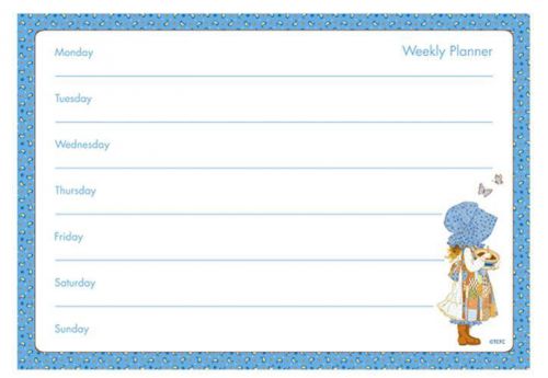A4 weekly planner holly hobbie design tear off planner for sale