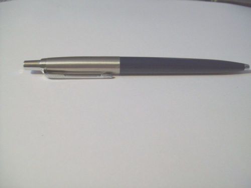Parker  Blue Ballpoint Pen -- Feather/Arrow Clip with Advertising
