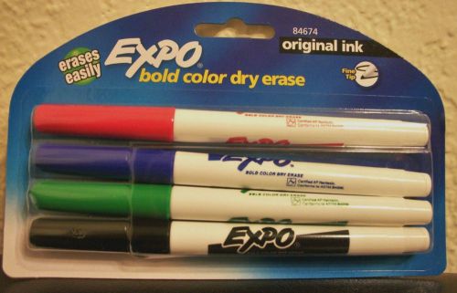 2 packs Expo Original Dry Erase Pen-Style total 8 Colored Markers