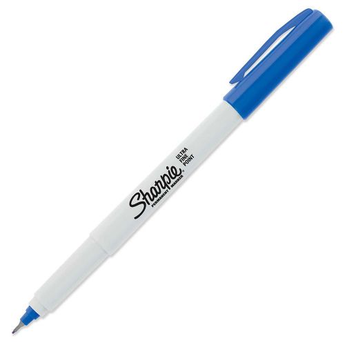 Sharpie Permanent Marker Pen Ultra Fine Tip Blue 1-Marker 37003