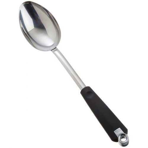 Good Cook Stainless Steel Serving Spoon W/Black Handle