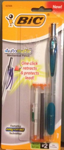 BIC Automatic Mechanical Pencil, 0.7mm #2 w/ Lead &amp; Erasers (42568) - NEW