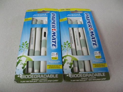 Two Paper Mate Biodegradable 0.7 mm Mechanical Pencil - Lot of 2