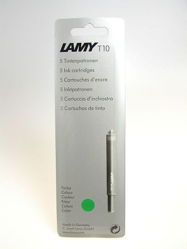 LAMY T10 Fountain pen Ink 5-pk Cartridge GREEN