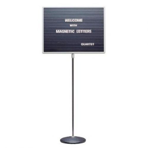 Quartet 7920m adjustable single pedestal magnetic message board, new and sealed for sale