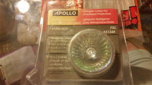 1 Apollo Halogen Lamp For Overhead Projectors 410W/82V FXL #31346