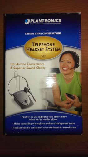 Plantronics S12 Telephone Headset System, Amplifier, Hands Free, Over the Ear