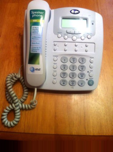 At&amp;t 959 home or office (white) speakerphone for sale
