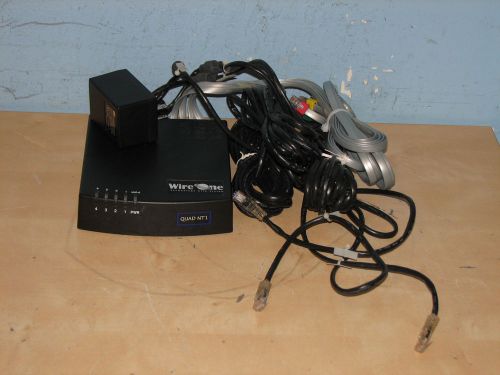Wire One Quad/Triple NT1 Video Conferencing Module W/ Power Supply + Cables