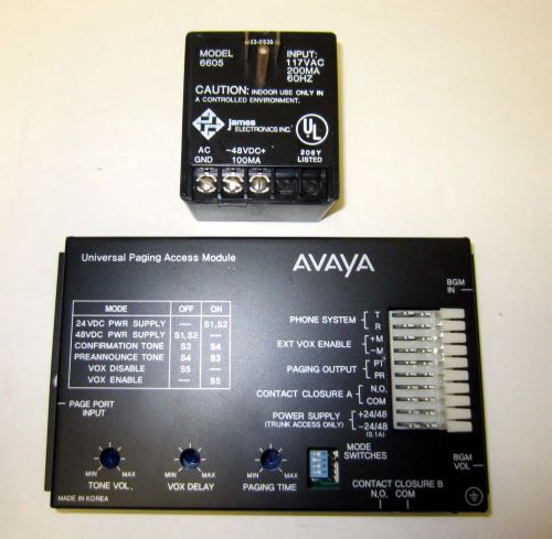 Avaya Universal Paging Access Module LUUPAM comcode 405891698