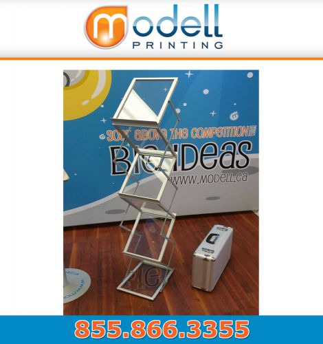 Folding literature stand for trade shows for sale