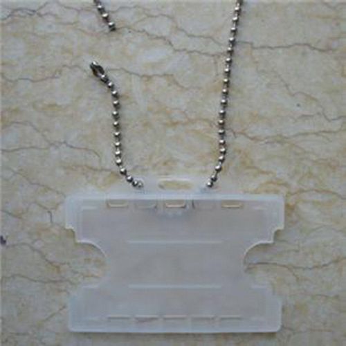 3x 36&#039;&#039; ball neck chain &amp; business id card badge holder for sale