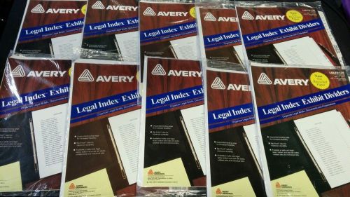avery legal divider 1 25 quantity of 10