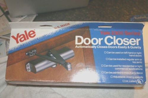 Yale 2300 series model 4855 door closer, brand new in the box, non-hold-open for sale