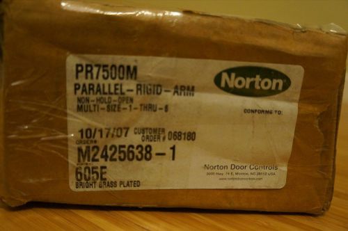 Norton Assa Abloy 7500M Heavy Duty Delayed Door Closer PR7500M Brass